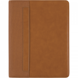 CLAIREFONTAINE Carnet cuir souple Clairefontaine cuirisé. Format A5 144  pages lignées. Coloris cuivre