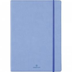 Carnet - Cahier d'écriture - Aquarelle - Wit - Blauw - Carnet - Format A5 -  Bloc-notes