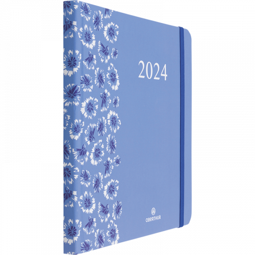 Agenda civil semainier 2023/2024 Oberthur - Floralie bleu