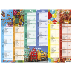 Calendrier Color Story PEFC 2024-2025