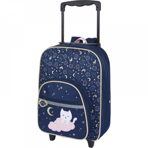 Petit sac a roulettes Chaton Collection scolaire Oberthur