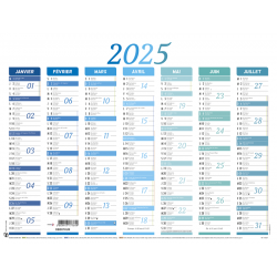 Calendrier Nuance 7 mois PEFC 2025