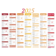 Calendrier Nuance 7 mois PEFC 2025