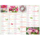 Calendrier 6 mois Fleurs PEFC 2024